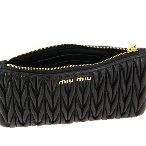 Miu Miu Leather Clutch Bags for Women for sale 